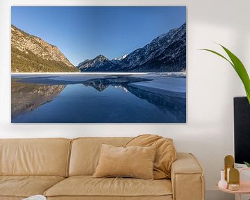 Reflection at Lake Heiterwanger See by Teresa Bauer