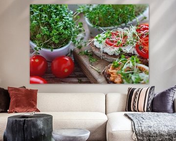 Heerlijke sandwiches met microgroenten van Studio17