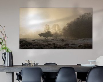 Sunrise on the moors 3 by René Jonkhout