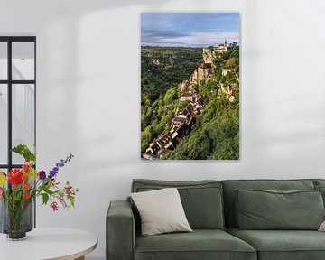 Mountain village of Rocamadour in France by Voss photography