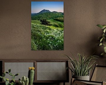 Auvergne landscape in France by Voss photography