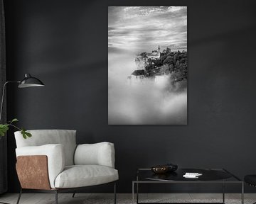 Above the clouds by Manfred Voss, Black-White Photography