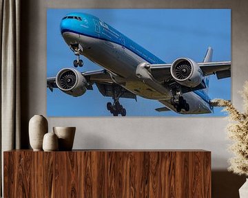 KLM Boeing 777-300 passenger aircraft.