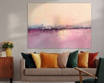 Sonnenuntergang und Spiegelung Abstrakt von Zen und Mehr
