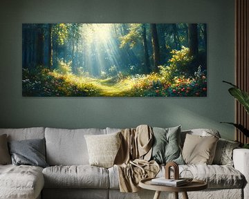 Luxe Lente Landschap | Light Through Nature's Window