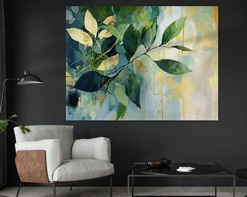 Groene Bladeren | Gouden Groene Bladeren van I ❤ Bloemen