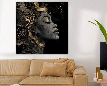 Golden self-reflection by Color Square