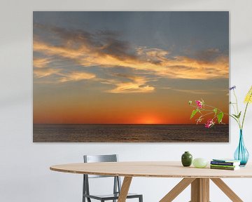 Nachglühen nach Sonnenuntergang auf Sylt