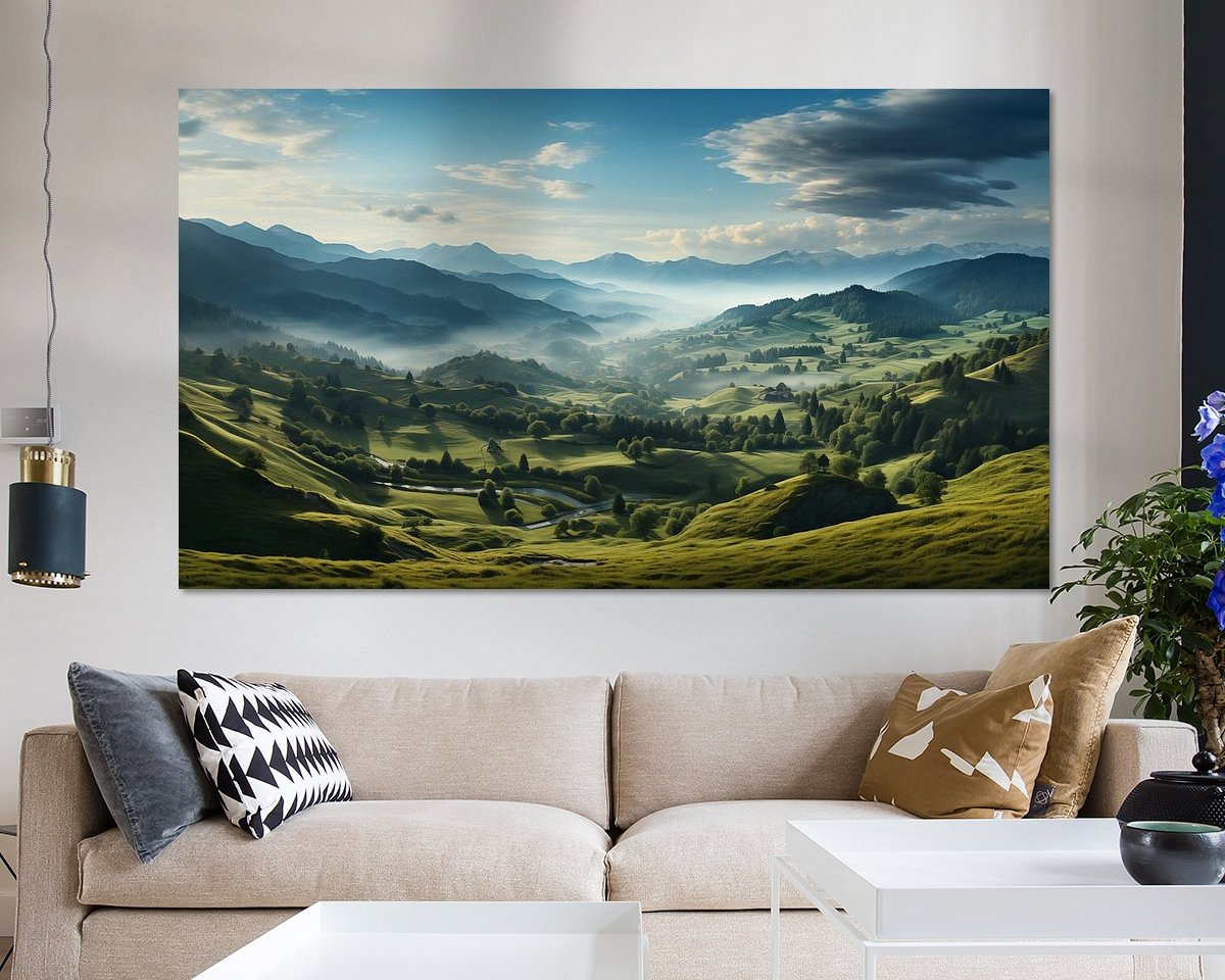 Example of the artwork in a room