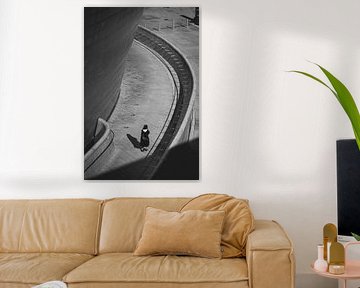 Entlang des Museums von Studio Graber