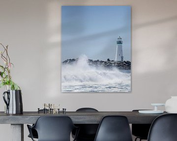 Vuurtoren in de storm van Sandra Bechtold