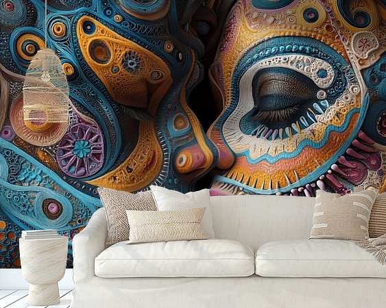 Example of the artwork in a room