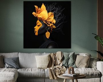 Blatt und Silhouette von Color Square