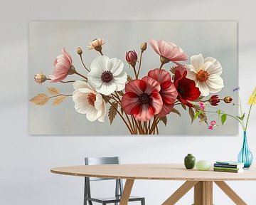 meerdere voorjaarsbloemen sierlijk en verfijnd. van J.a Dijkstra