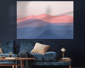 Grafische Landschaft IV von Isaura Avalon
