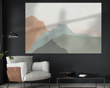 Grafische Landschaft V von Isaura Avalon