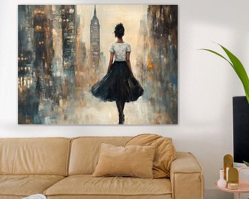 De Stad in Beweging: Een Vrouw in Manhattan van Thea