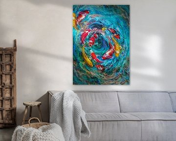 Koi im Whirlpool von Mas gus Gus