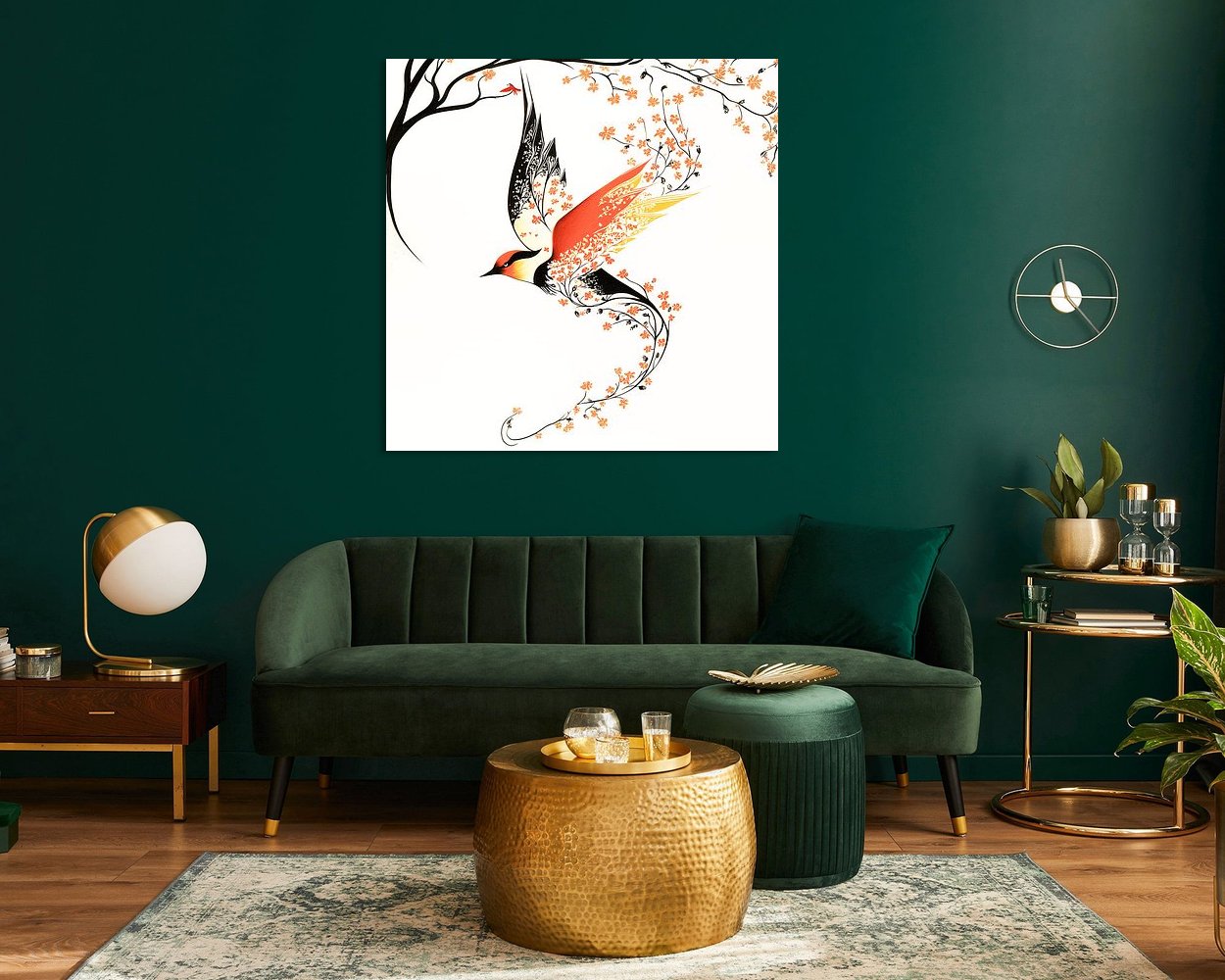 Example of the artwork in a room