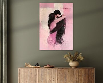Love couple | Pink Embrace by Zen and More