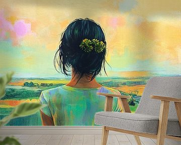 Woman by Flower Studio
