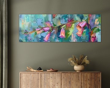 Modern Bloemen van Abstract Schilderij