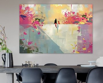 Art work with man by ARTEO Paintings
