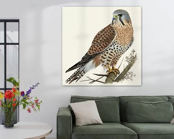 Torenvalk portret van Vythryd Arts