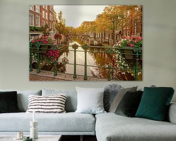Leiden in de herfst van Dirk van Egmond
