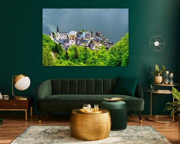 Vue de Hallstatt en Autriche