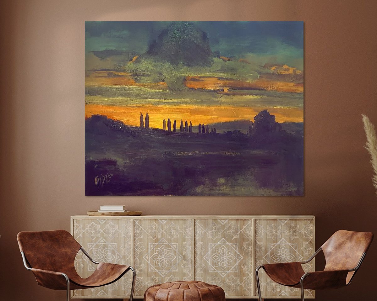 Example of the artwork in a room