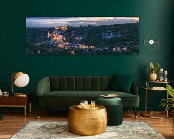 Rocamadour evening panorama by Voss photography