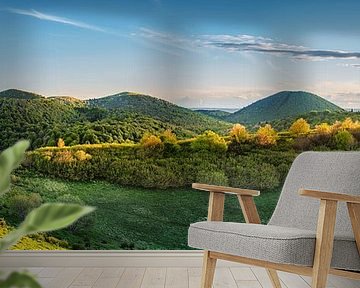 Auvergne volcano landscape in France by Voss photography