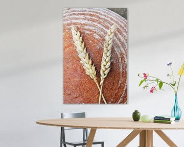 Loaf of bread and ears of corn by SusaZoom