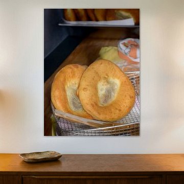 Ausgezogene Küchle Krapfen, eine bayrische Spezialität von ManfredFotos