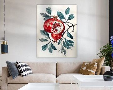 Elegant Pomegranate Duo by Artistic