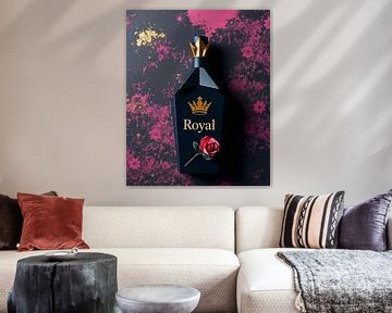 Black Royal designer bottle by Liona Toussaint