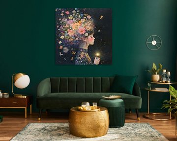 Flowers Butterflies | Magic Garden by Eye catching paintings