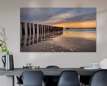Post mirror at Bergen aan zee by peterheinspictures