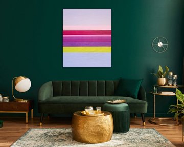 Kleuren van de Zomer: Abstracte Harmonie van But First Framing