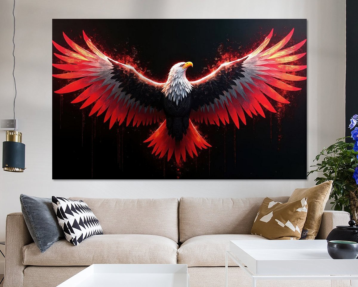 Example of the artwork in a room