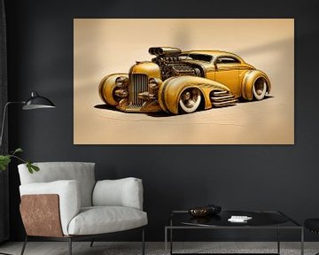 Hot Rod Car van Nico Brons