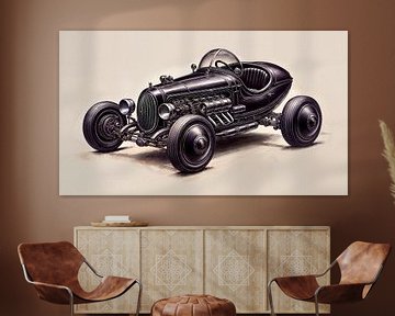 Hot Rod Car van Nico Brons
