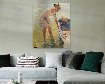 Edward Cucuel, Aan de oever, ca1920