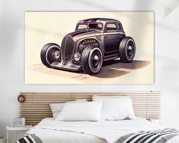 Hot Rod Car van Nico Brons