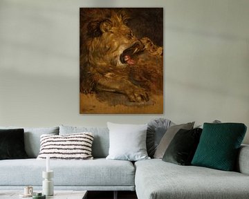 Edwin Landseer, Studie van een leeuw, 1822