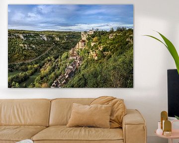 Mountain village of Rocamadour in France by Voss photography