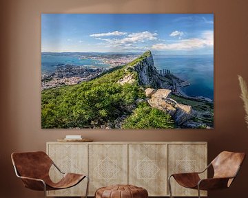 Berg van Gibraltar van Voss fotografie