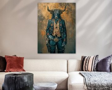 Dierportret Doc Longhorn van Nico Brons