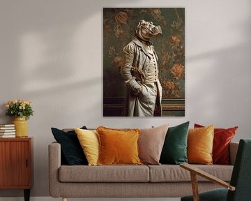 Dierportret Hendrik-Jan Choeropsi van Nico Brons